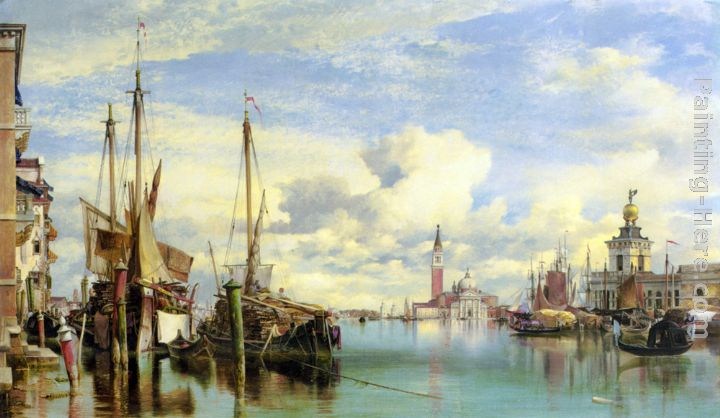 Edward William Cooke Trabaccoli Carrying Wood